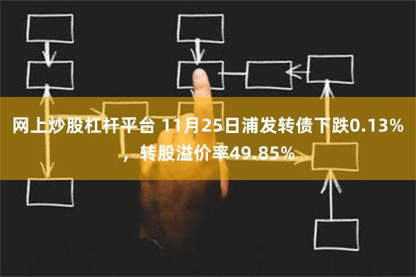 网上炒股杠杆平台 11月25日浦发转债下跌0.13%，转股溢价率49.85%