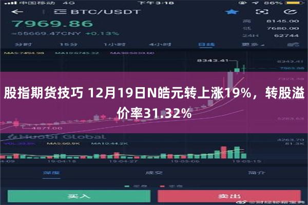 股指期货技巧 12月19日N皓元转上涨19%，转股溢价率31.32%